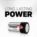 Energizer MAX D Batteries (8 Pack), D Cell Alkaline Batteries