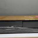 Television Stands for 80 Inches TV with Fabric Drawers, LED TV Console Table with Storage Shelves for Living Room, Bedroom, Entertainment Center 71" Rustic Brown