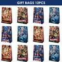 12PCS Wrestling Party Supplies Wrestling Themed Party Bags for Boys Girls Kids Party Decorations (WWE)