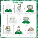 Jollyboom Winter Baby Shower Decorations, 8pcs Baby Its Cold Outside Honeycomb Centerpiece Welcome Baby Snowflake Table Centerpiece for Winter Woodland Jungle Forest Mountain Decoration Party