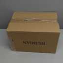 Hudgan Breadbox for Kitchen Countertop, Bread Storage Container with Bamboo Lid for Homemade Bread,Toast, Bagel, Donut, Cookies and Baguette, Large Corner Breadbox Keeper for Muffin