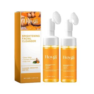 Pack Of 10 EIVJEC 2Pcs Turmeric Facial Cleanser, Foaming Face Wash, Turmeric Face Wash, Turmeric Acid Foaming Cleanser,Turmeric Facial Wash
