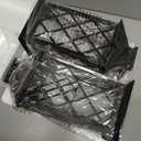 Homemory Solar Lanterns Outdoor Waterproof Hanging with Flickering Flameless Candles, 2 Pack 13'' Garden Outdoor Lantern Decorative for Patio Front Porch Backyard Balcony Cabin Outside Table(Black)