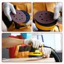 YNZDRWA 70 PCS 5 Inch Sanding Discs, 40 80 120 180 240 320 400 600 800 Grit Hook and Loop Sandpaper for Random Orbital Sander