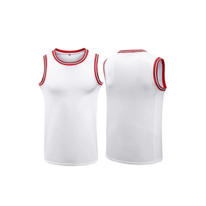 Plain Basketball Jersey, Blank Team Uniform, Hip Hop Hipster Short Sleeveless Active Shirts(Size 2XL)