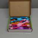 Easter Basket Stuffers for Toddler Kids ,Pop Tubes Giraffe Travel Toys 4Pcs,Airplane Car Travel Activities for Toddlers,Suction Cup Sensory Fidget Toy,Fun Screen-Free Activity for Boy & Girl