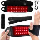 Red Light Therapy Wrap  Infrared Pain Relief for Hands, Wrists, Neck, Back & Legs | 660nm & 850nm Dual Wavelength | Muscle Recovery & Joint Support