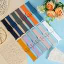 Sport Bands Compatible for Samsung Galaxy Watch 8/8 Classic Band,No Gap One Click Soft Silicone Replacement Strap for Galaxy Watch 8 40 44mm/8 Classic 46mm Men Women-6 Packs (Black+Starlight+Violet+Pink+White+Lilac)