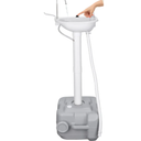 Portable Sink Outdoor Camping Sink Battery Operated Electric Hand Washing Station | 5 Gallon Tank with Towel Holder & Soap Dispenser