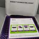 Purple Royal Seat Cushion, Portable 2 Inch Gel Seat Cushion, GelFlex Grid