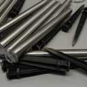 Dream Master Solar Lights Outdoor WaterproofSolar Lights for Outside Solar Garden Lights Stainless Steel Soalr Pathway Lights for Garden, Landscape, Yard, Pathway Decor- 10 Pack (Multicolor)