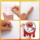 7 x ceiba tree Halloween Monster Face Trunk or Treat Car Decorations Kit for SUV Scary Creepy Decor Garage Door Outdoor Decor Stickers