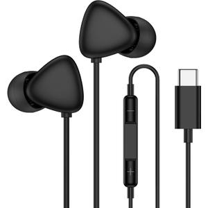 2 x for Samsung USB C Headphones Wired Earbuds for Samsung Galaxy S26 Ultra A17 5G S25FE S24Plus S23 A16 A36 A54,Type C Wired Earphones with Mic USBC Ear buds Audfonos for iPhone 17 Pro Max 16e 16Plus 15