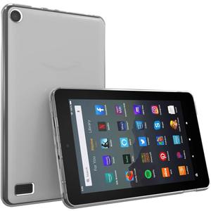 Case for Amazon Fire 7 2019 & 2017 Release (9th/7th/5th Generation, 2019/2017/2015 Release), Puxicu Slim Design Flexible Matte TPU Protective Cover for Kindle fire 7 Inch Tablet, Clear/Translucent