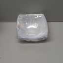 R-kay 6 Pack Square Plastic Serving Bowls - Clear Plastic bowls 16 Oz - Disposable Serving Bowls Heavy Duty For Weddings Catering And Birthday parties