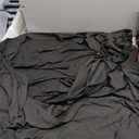 2-Pack 6ft Black Spandex Table Covers for Rectangle Standard Folding Tables - Wrinkle Resistant Stretch Tablecloths - Ultimate Fitted Table Protector for Parties, Trade Shows, Banquet