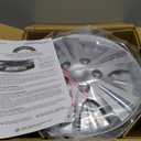 Custom Accessories 4-Pack 15" SGT-5 Wheel Covers, Replacement Hubcaps for Cars, Trucks, SUVs  Silver/Chrome