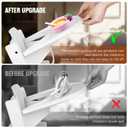 for Stokke Tripp Trapp Tray,White-Smooth Surface Powerful Suction,Easy to Clean,Compatible with Stokke Tripp Trapp Chair(V2 and Beyond),Made with BPA-Free Plastic