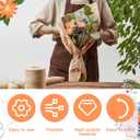 200 Pcs Floral Flower Stem Wire,16 Inch 22 Gauge Floral Stems,Green Crafting Floral Stem for Flower Arrangements DIY,Bouquent Stem Wrapping and Crafts