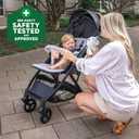 Ingenuity Ingenuity 3Dquickclose CS+ Compact Fold Stroller Lightweight Stroller with Oversized Canopy, Extra-Large Storage and Compact Fold, Gray