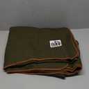 Large Military Wool Blanket - Warm & Thick Emergency Survival Blanket Great for Camping, Outdoors, Sports Events, Picnics, 4.5 lbs, 64" x 88" (Olive Green)