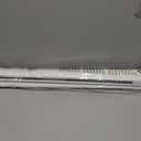 UNISHADES no Drill Cordless Roman Shades for Windows, 35" W 64" H - 100% Blackout - Linen - Mist White