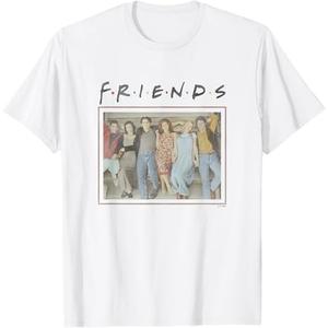 Friends Main Cast Vintage Group Portrait T-Shirt
 Size L