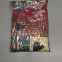 Horaldaily Christmas Tablecloth 60104 Inch Rectangular, Green Tree Snow Red Washable Table Cover for Party Picnic Dinner Decor