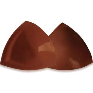 D+ Cups Double-Sided Sticky Inserts Lightly Padded Bras for Large Breast, Reusable Sticky Bra for Large Bust (Brown, XL)