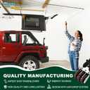 2026 Upgraded Hardtop Removal Lift Compatible with All Jeep Wrangler JK JL Models, KlenzMate Top Hoist with Safe Anti-Drop System, Easy One-Person Operation, Self-Leveling, Supports 8-16 Ft. Ceiling