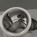 Retro Electric Kettle, PARIS RHNE 1.7L Hot Tea Kettle with Thermometer, 1500W Fast Heating, Cordless Design, LED Indicator, Auto Shut-Off & Boil Dry Protection (White)