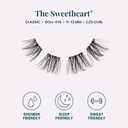 FlutterHabit The Sweetheart prepTECH Classic 6 Pair Underlash Extensions, 1113mm Natural Curl Lash Clusters, Reusable Under Lash Eyelashes Home Application, Medium Volume Doll Eye, Adhesive Required