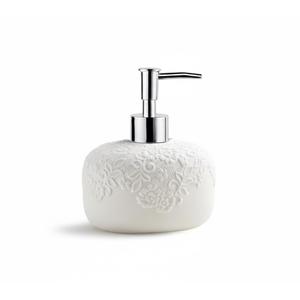 Ceramic White Bathroom Accessory 1 Soap Dispenser 13.5oz