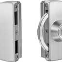 Glass Door Lock,Stainless Steel Glass Heavy Duty Frameless Door Lock with Keys, No Need to Drilling, Fit for 10mm to 12mm Thick Door