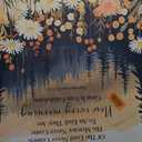HIWX Christian Floral Wall Decor, Lamentations 3:22-23 Woodland Forest Wildflowers Framed Canvas Painting Wall Art Decor, Bible Verse Wall Art Home Decoration for Home Bedroom Church 16x24