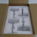 4 Pcs Ribbed Coupe Glasses, 10 oz Vintage Coupe Glass Set, Unique Martini Glass, Classic Cocktail Galssware, Bar Drinking Glasses Set Pefect for Cocktail, Champagne & Gift