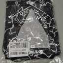 RAISEVERN Halloween Matching Pajamas for Women Dancing Skeleton 2 Piece Long Sleeve Pjs Family Holiday Sleepwear Soft Button-Down Shirt and Drawstring Pant Loungewear S