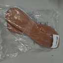 OYOANGLE Women's Clear Strap Flat Sandals Open Toe Double Band Casual Slide Sandals Brown 11