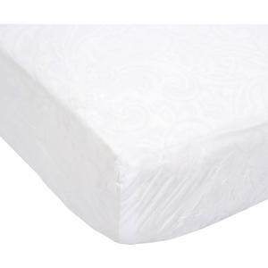 Mars Wellness Waterproof Vinyl Mattress Protector and Cover - Contoured Fitted White Mattress Cover Sheet - 1 Pack - Full