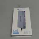 UtechSmart USB C Hub, USB C Ethernet Multiport Adapter, 6 In 1 USB C to HDMI Dock Compatible for Macbook Pro/Air, Chromebook, Dell XPS, HP and Type C Devices (Gigabit Ethernet 100W PD 4K HDMI USB 3.0) (Grey)