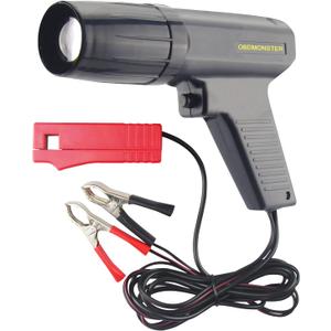 Automotive Timing Light 12V, Inductive Ignition Timing Light Gun for 2&4 Stroke Petrol Engine for Old Classical Car Motorcycle (N123)