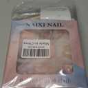 108pcs Almond Press on Nails 9 Color Short Fake Nails Full Cover French Tip Press ones False Nails with designs Acrylic Nails Reusable Stick on Nails for Women Worker Day Manicure Kit