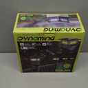 Dynaming 6 Pack Solar Post Cap Lights Outdoor, Fence Post Solar Lights Fit for 4x4 5x5 6x6 Vinyl/Wooden Posts, High Brightness Warm White SMD LED Lighting Decor for Garden Deck Patio (Black)