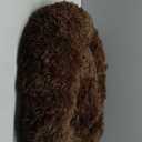 Whiskers & Friends Cat Bed, Cat Beds for Indoor Cats Washable, Orthopedic Soft Fluffy Round Calming Pet Bed for Small to Large Kitty Kittens & Dogs, Small Dog Beds & Furniture (23.00" x 23.00" x 7.00", Chocolate Brown)