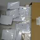 Talented Kitchen Storage Bin Label Holder Set - Easy-On Clip-On Tags for Storage Bins - 70 Preprinted Pantry Labels for Containers & Baskets - 8-Pack, 3.5" x 2.5", White