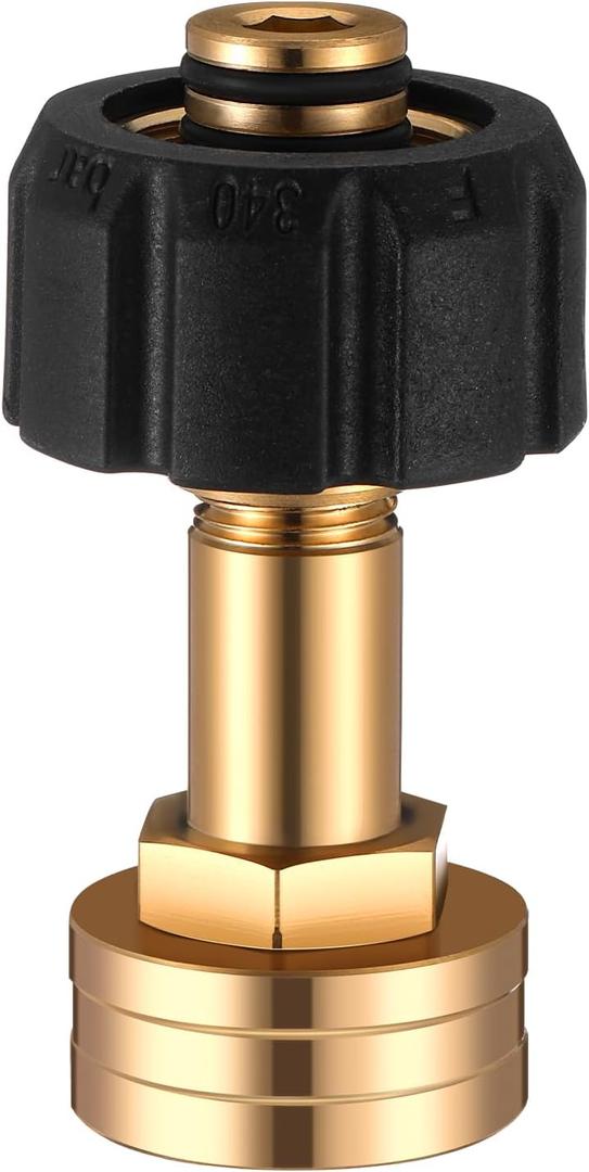 MorningRo M22-14mm x 3/4" FGH Female Garden Hose Adaptor Water Hose Connector for Pressure Washer Gun