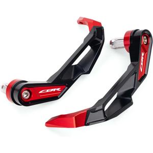 CNC Motorcycle Handguards Compatible with CBR 600RR 1000RR 929RR 900RR 1100X CBR600RR CBR1000RR CBR250RR Brake Clutch Lever Guards Protector Accessories (Red)