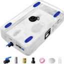 Water Storage Bladder, 25/50/100 Gallon Portable Water Tank, Collapsible Water Storage Containers with Spigot, Large Capacity Water Bag for Emergency Water