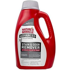 Nature's Miracle Advanced Platinum Stain & Odor Remover & Virus Disinfectant 64 Oz