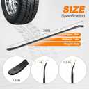 Tire Mounting Tools, Semi Tire Changing Tools. Heavy Duty tire Iron for tire Tools for Changing Tires. 39 Inch x 4/5 Inch, Black